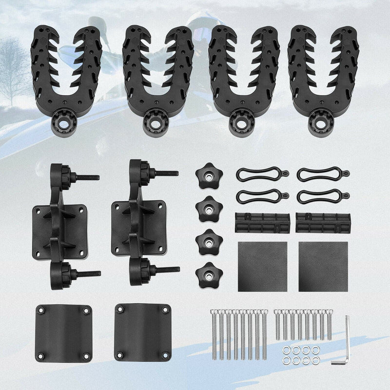 Load image into Gallery viewer, UTV ATV Double U-bracket Mount Grip