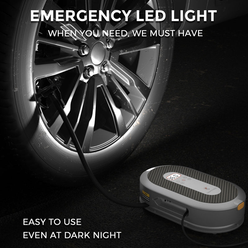 Load image into Gallery viewer, Retractable Car Tire Inflator