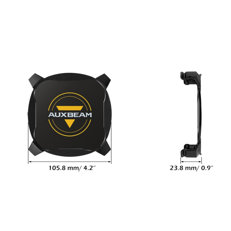 Load image into Gallery viewer, XP-ULTRA Series 4.5 Inch LED Pod Light Black Cover Light Shield Cover