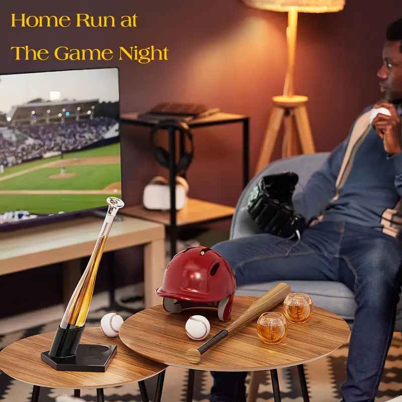 Load image into Gallery viewer, Home Run Baseball Decanter Set