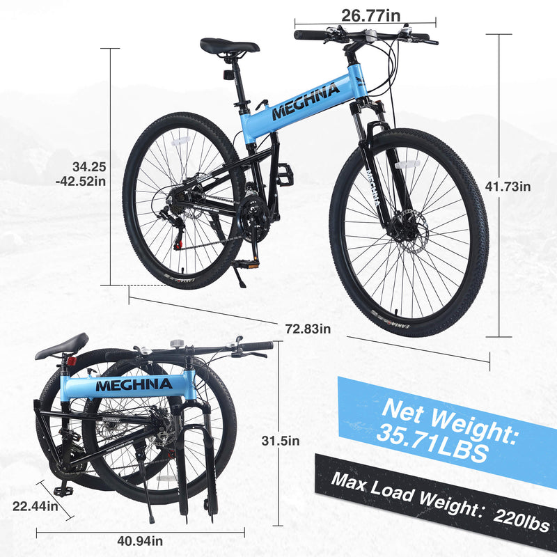 Load image into Gallery viewer, Meghna XM2 Folding Bike - 29"