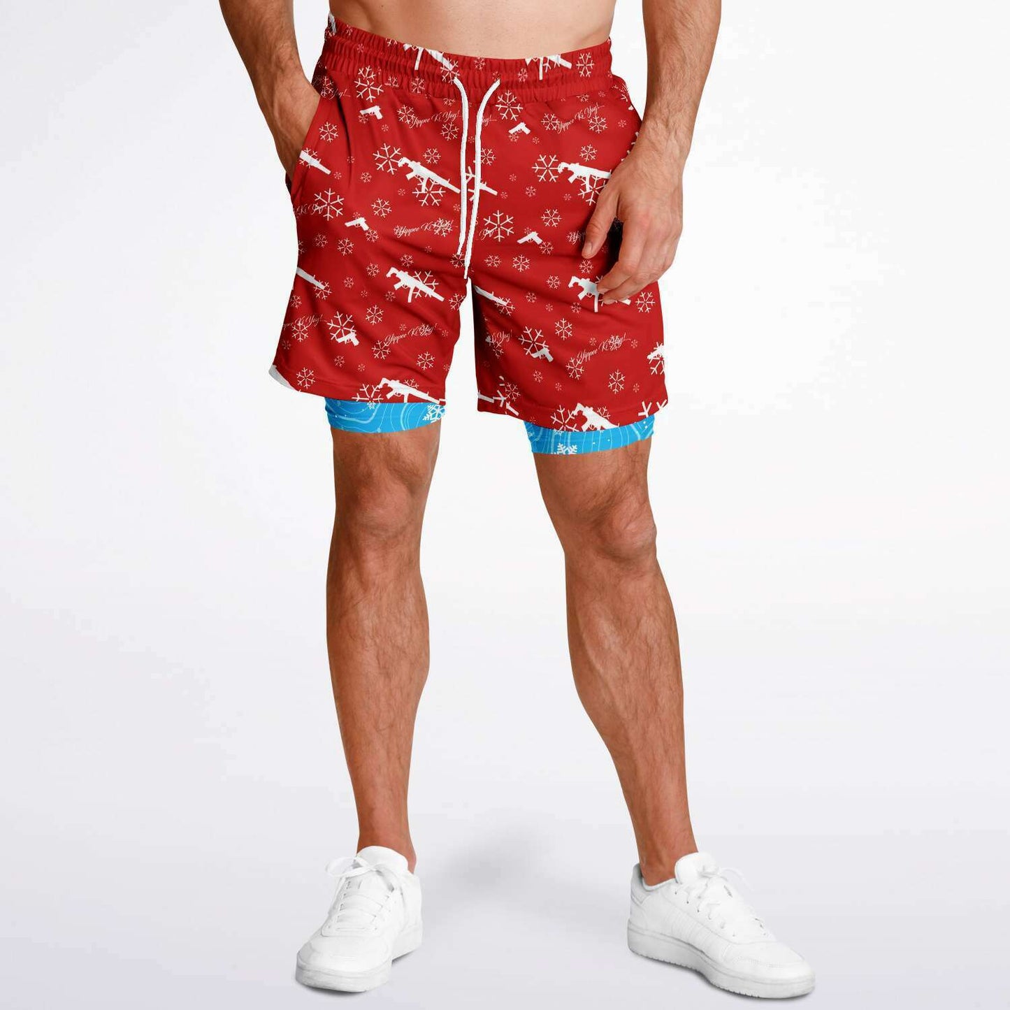 Rad Palm Yippee Ki Yay Men's 2-in-1 Shorts