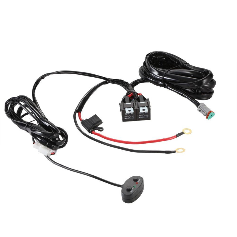 Load image into Gallery viewer, 8-LED Pod Light Power Wiring Harness Kit with 3 PIN DT Plug