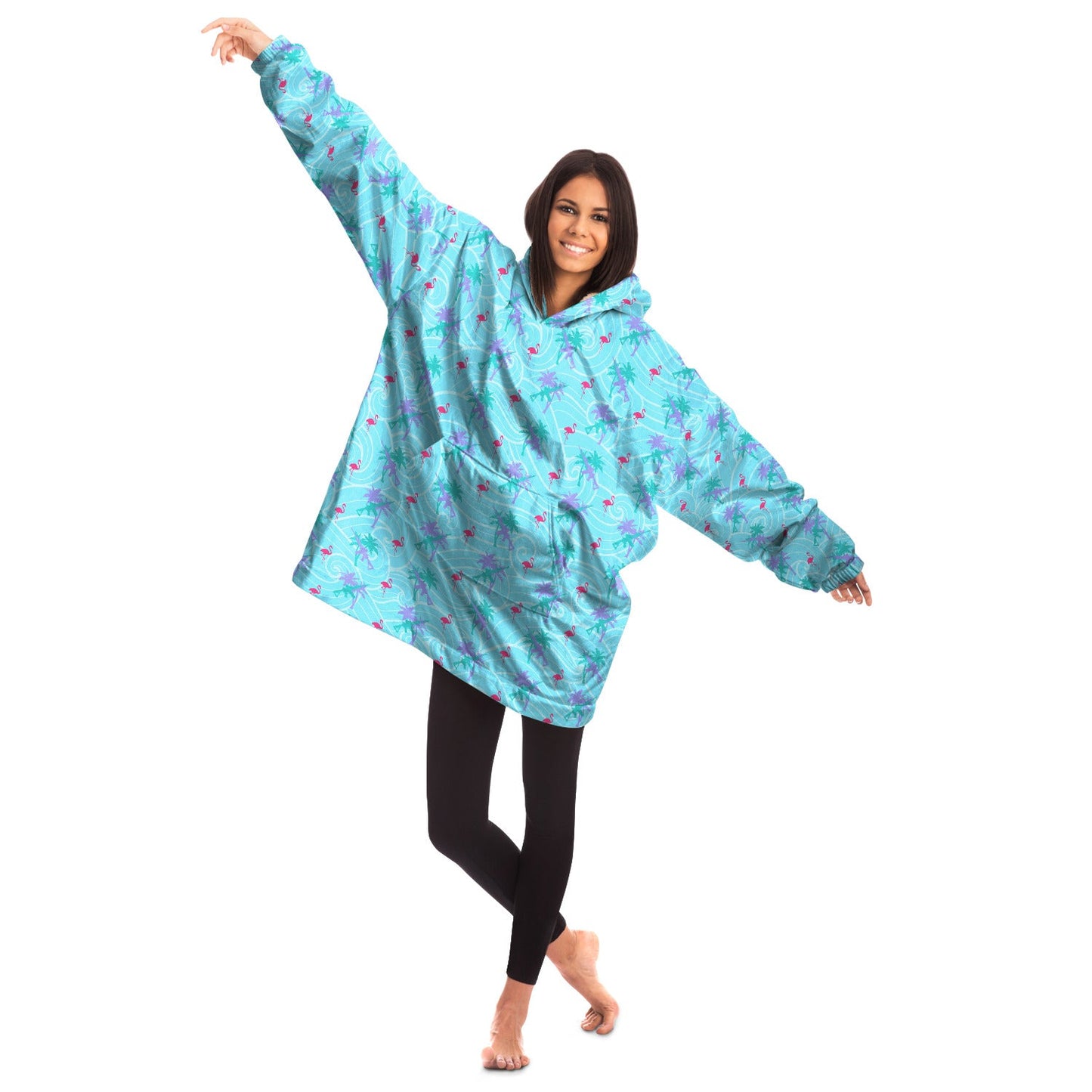 Rad Palm Tropical Tidal Wave Snug Hoodie