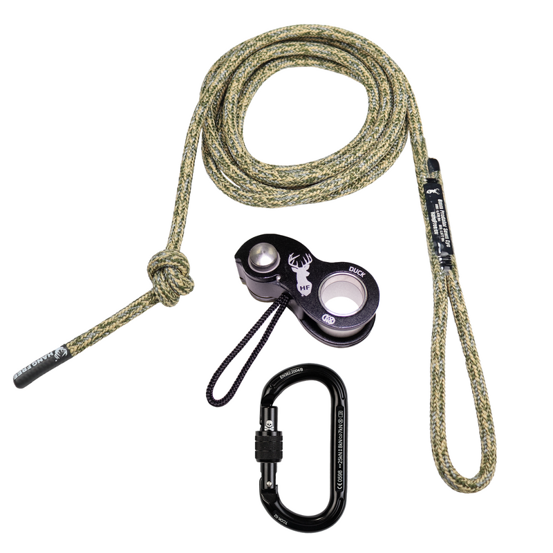 Load image into Gallery viewer, 8mm Predator™ Deluxe Sewn Tree Tether & Lineman's Belts
