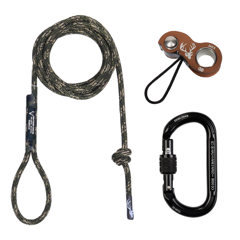 Load image into Gallery viewer, 8mm Predator™ Deluxe Sewn Tree Tether & Lineman's Belts