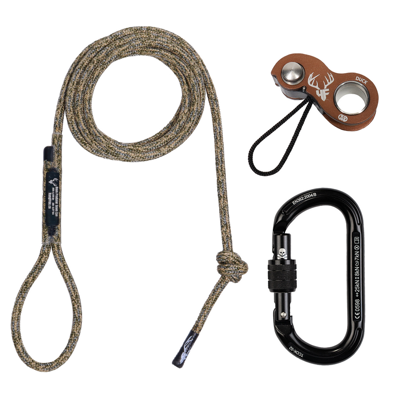 Load image into Gallery viewer, 8mm Predator™ Deluxe Sewn Tree Tether & Lineman's Belts