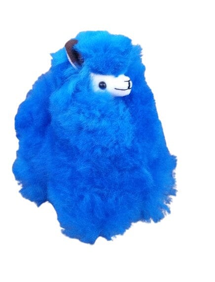 Load image into Gallery viewer, 9" Standing Fur Alpaca Toy