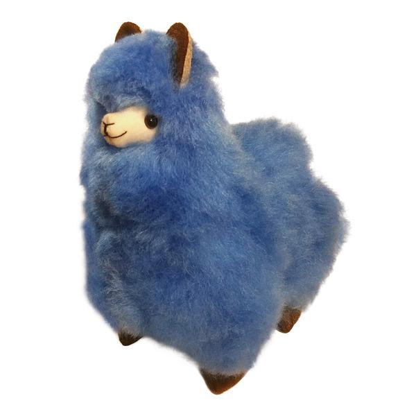 Load image into Gallery viewer, 9" Standing Fur Alpaca Toy