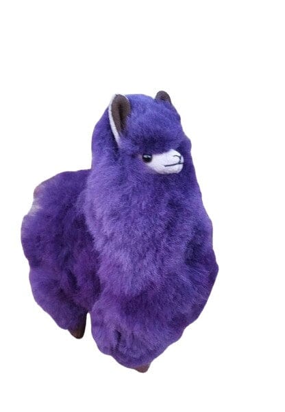 Load image into Gallery viewer, 9" Standing Fur Alpaca Toy