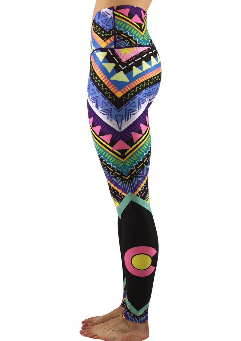 Load image into Gallery viewer, 90’s Retro Yoga Pants