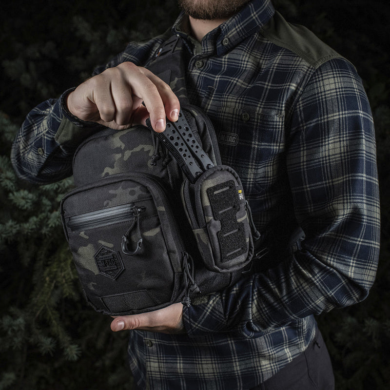 Load image into Gallery viewer, M-Tac Utility Shoulder Pouch Elite Gen.II Multicam/Black