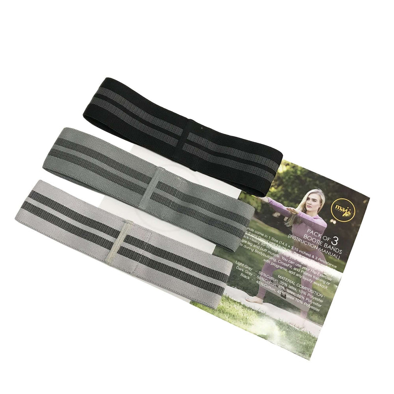 Load image into Gallery viewer, Pack of Three Booty Bands - One Size 3 Weights