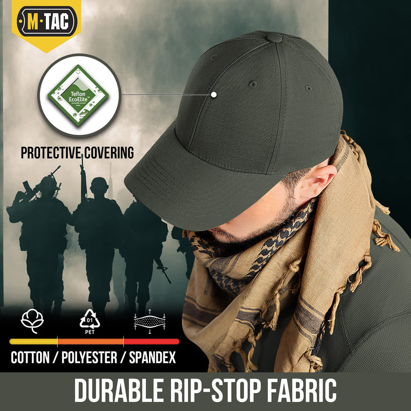 Load image into Gallery viewer, M-Tac Baseball Cap Flex Rip-Stop
