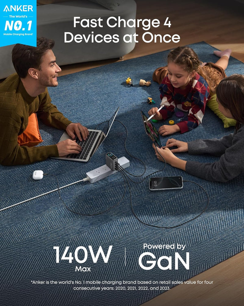 Load image into Gallery viewer, Anker Laptop Power Bank (25K, 165W, Built-In and Retractable Cables)
