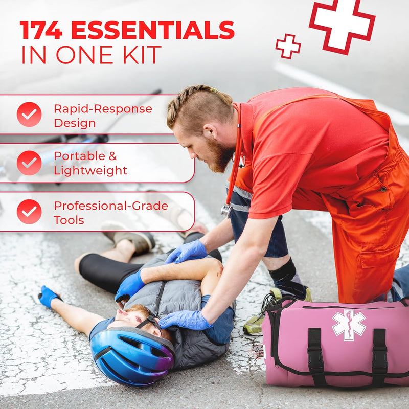 Load image into Gallery viewer, Deluxe EMT Trauma Kit - Fully Stocked First Responder Bag