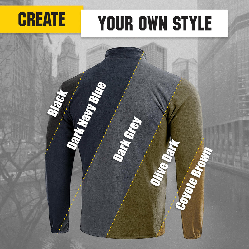 Load image into Gallery viewer, M-Tac Delta Fleece Jacket - Tactical Underwear Top Sweater 1/4 Zip