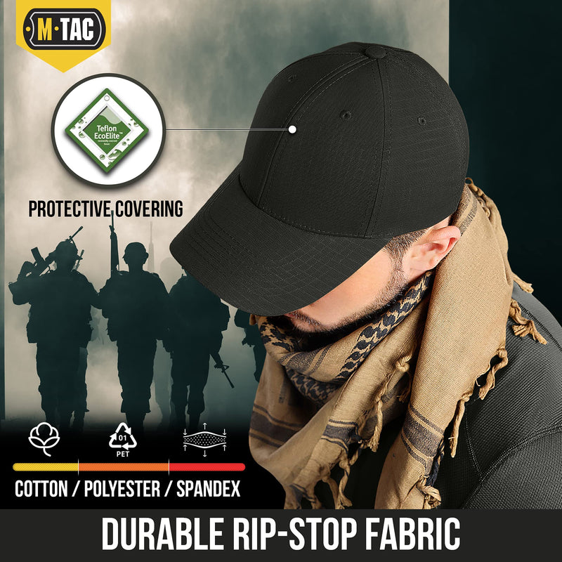 Load image into Gallery viewer, M-Tac Baseball Cap Flex Rip-Stop