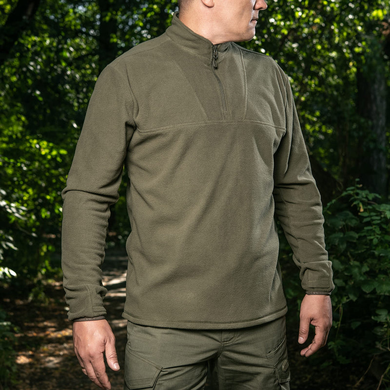 Load image into Gallery viewer, M-Tac Delta Fleece Jacket - Tactical Underwear Top Sweater 1/4 Zip