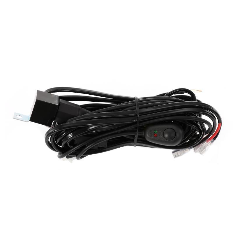 Load image into Gallery viewer, (2 Leads 16AWG) LED Light Bar Wiring Harness Kit with Fuse 12V 40A Relay ON/OFF Switch