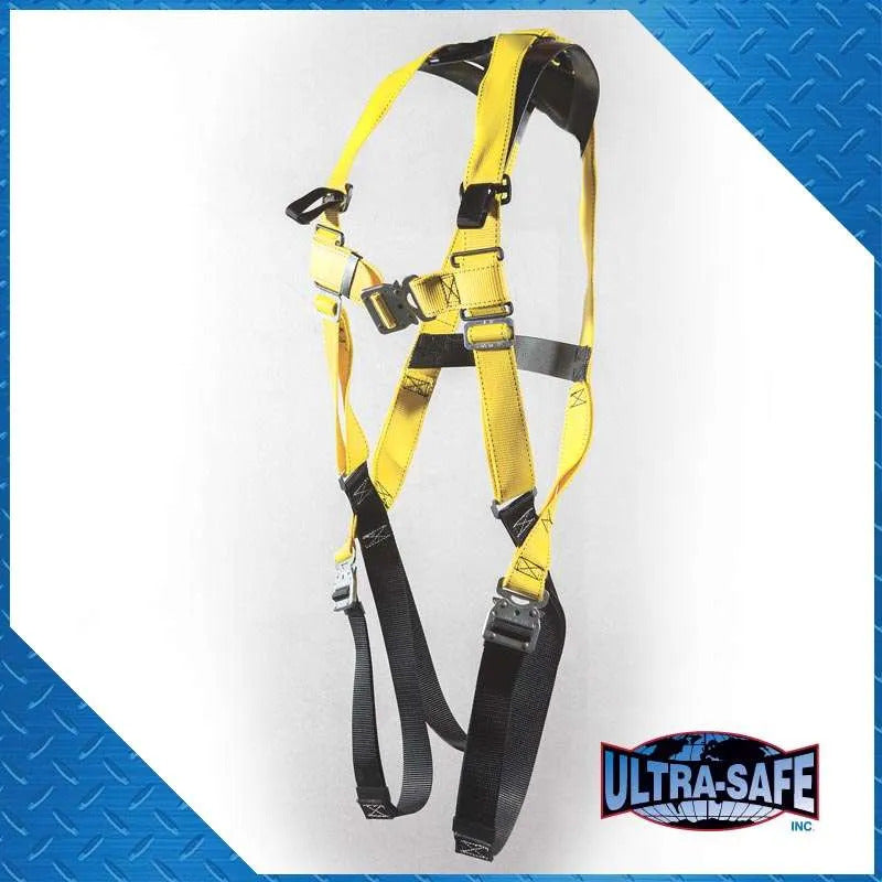 Full Body Harness, Soft D-Ring Center Back, Quick Release Buckles with Mini X