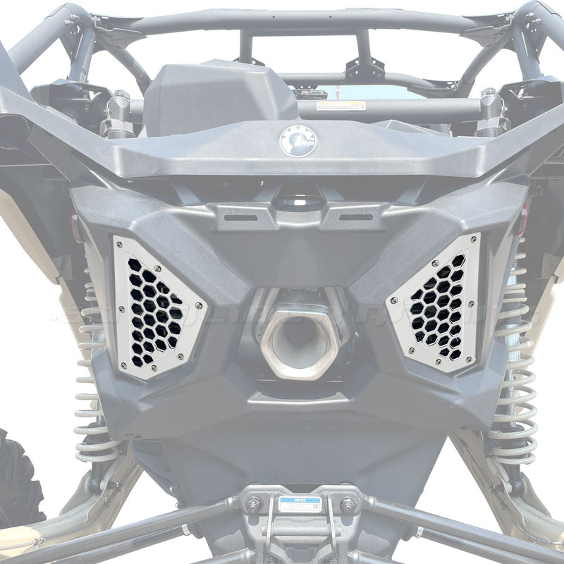 Load image into Gallery viewer, Billet Rear Grille Bezels Can Am X3 2 and 4 seat models