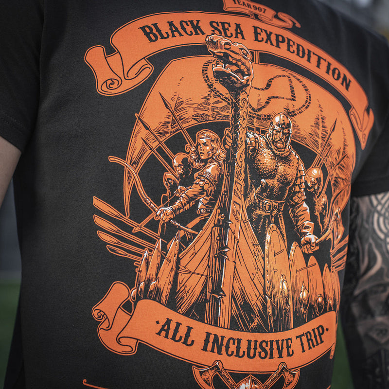 Load image into Gallery viewer, M-Tac T-shirt Black Sea Expedition