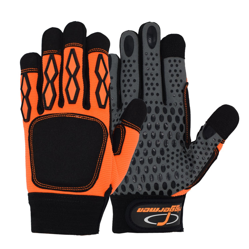 Load image into Gallery viewer, Riggermen Mens Heavy Duty Mechanic Work Gloves Touchscreen Anti-Slip Multiuse Safety Glove
