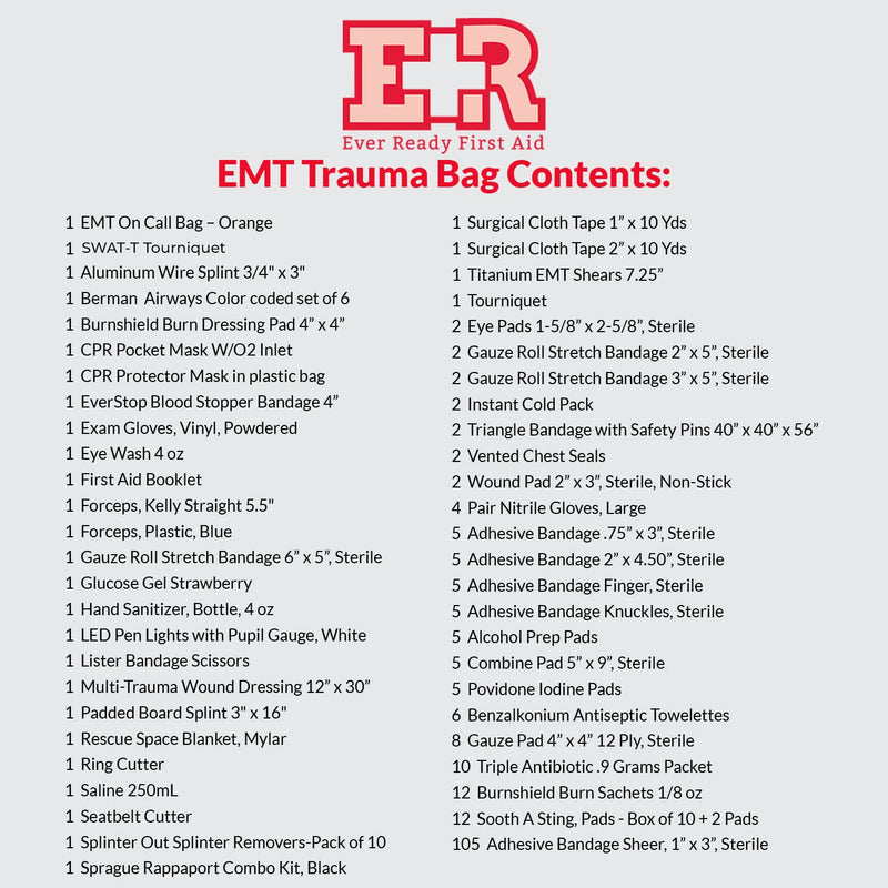 Load image into Gallery viewer, Deluxe EMT Trauma Kit - Fully Stocked First Responder Bag