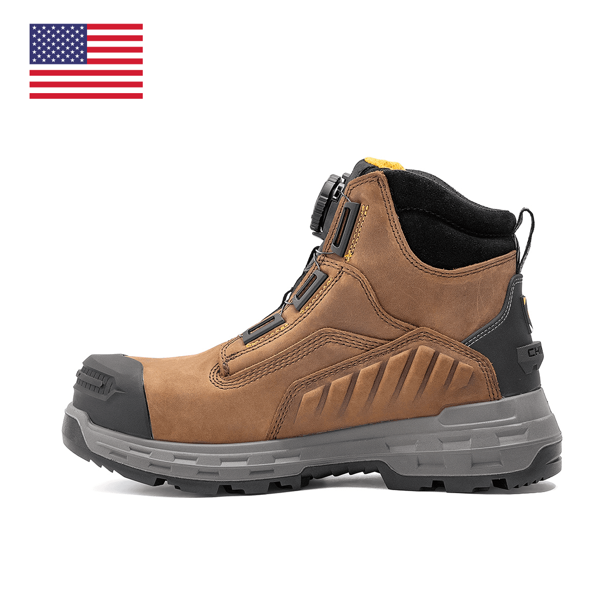 Wildwood 6” Composite Toe Turbolace™ Work Boot - Brown - Made in USA - Skoutley Outdoors LLC