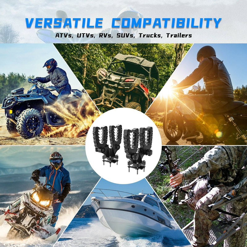 Load image into Gallery viewer, UTV ATV Double U-bracket Mount Grip