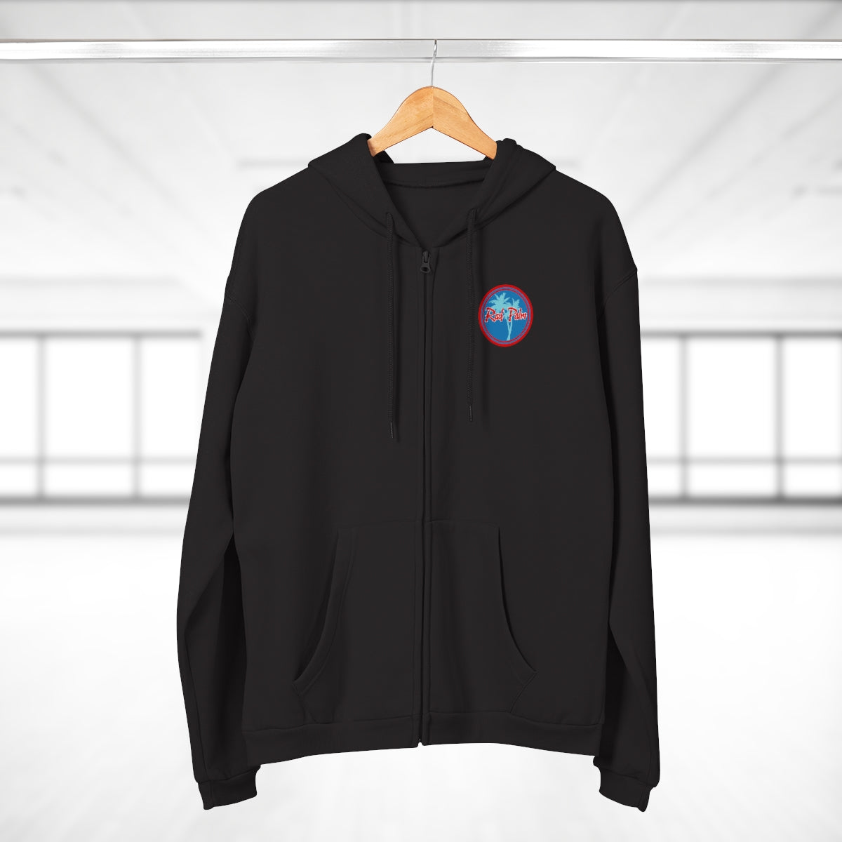 Rad Palm Ice Tiki Unisex Hooded Zip Sweatshirt