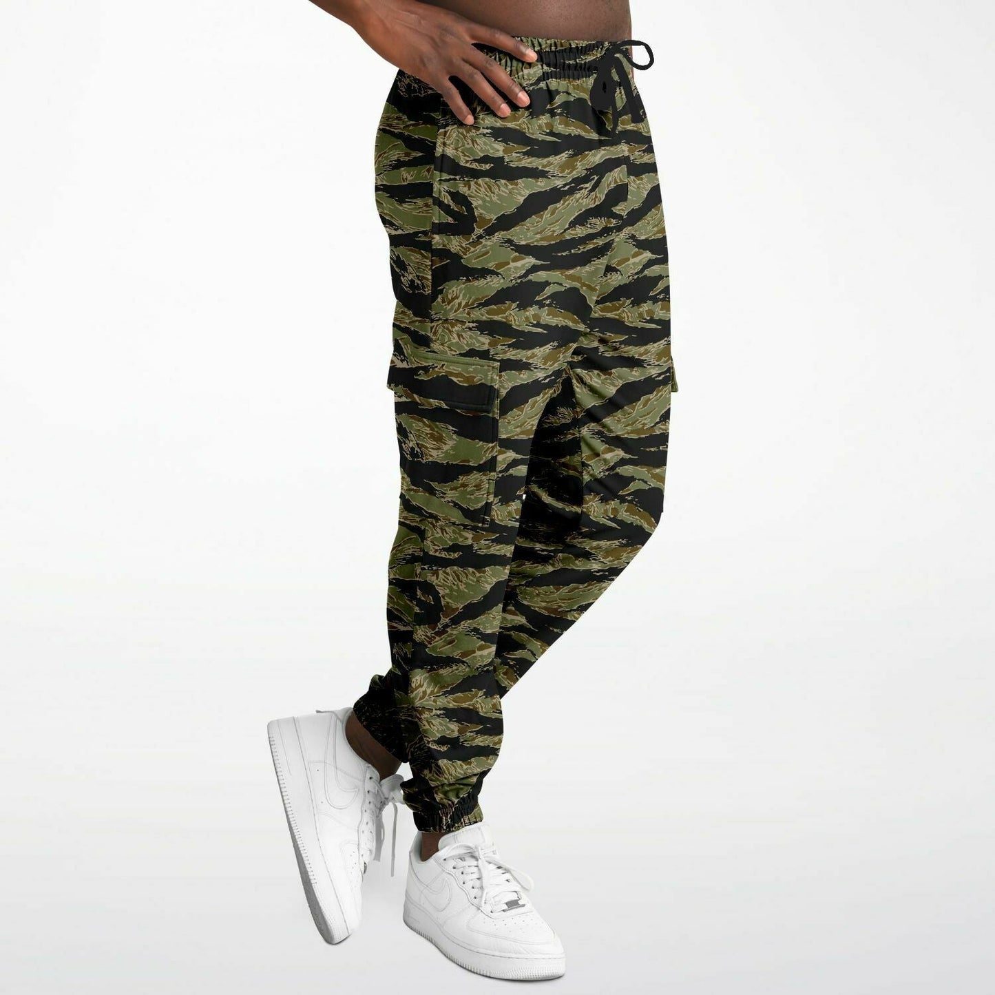 Rad Palm Tiger Stripe Cargo Joggers