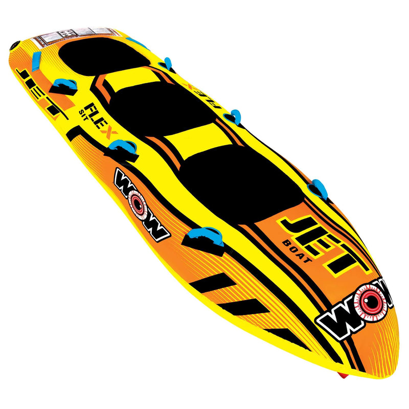 Load image into Gallery viewer, WOW Sports Jet Boat 3 Person Towable Water Tube For Pool and Lake (17-1030)