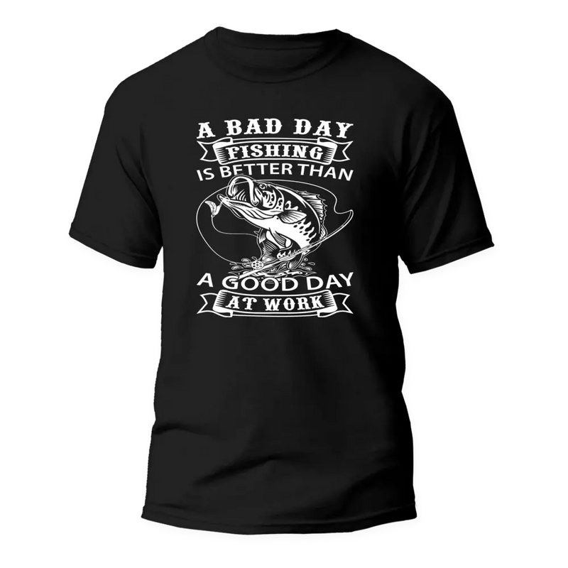 Load image into Gallery viewer, A Bad Day Fishing T-Shirt