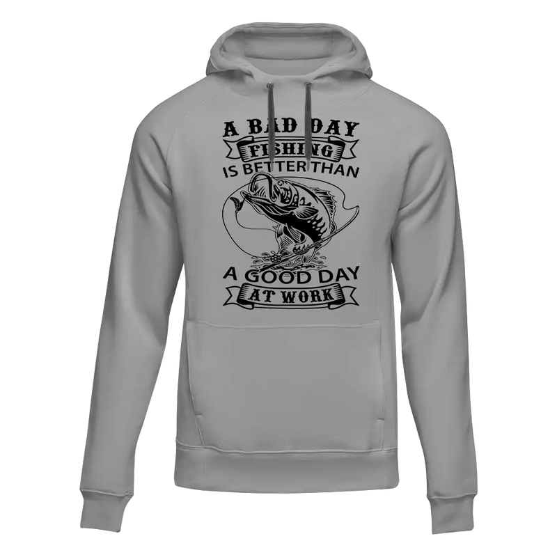 Load image into Gallery viewer, A Bad Day Fishing Unisex Hoodie