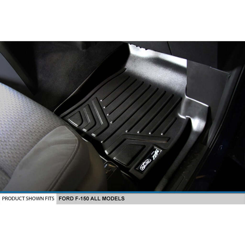 Load image into Gallery viewer, Smart Trim™ Floor Liners For 2009-2010 Ford F-150 SuperCab Non Flow-Through Center Console