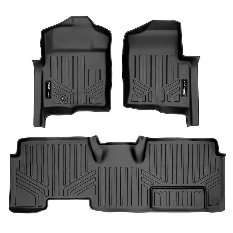 Load image into Gallery viewer, SMARTLINER Custom Fit Floor Liners For 2009-2010 Ford F-150 SuperCab with Flow-Through Center Console