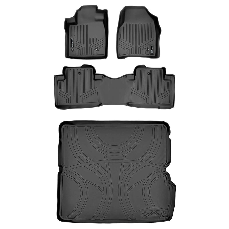 Load image into Gallery viewer, SMARTLINER Custom Fit Floor Liners For 2009-2015 Honda Pilot