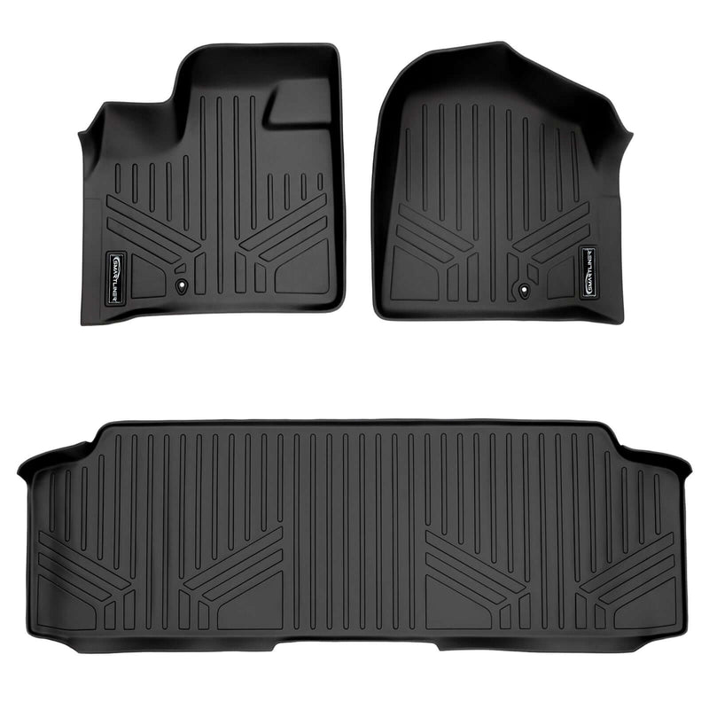 Load image into Gallery viewer, SMARTLINER Custom Fit Floor Liners For 2013-2020 Dodge Grand Caravan with Second Row Bench Seats and 1st Row Super Console