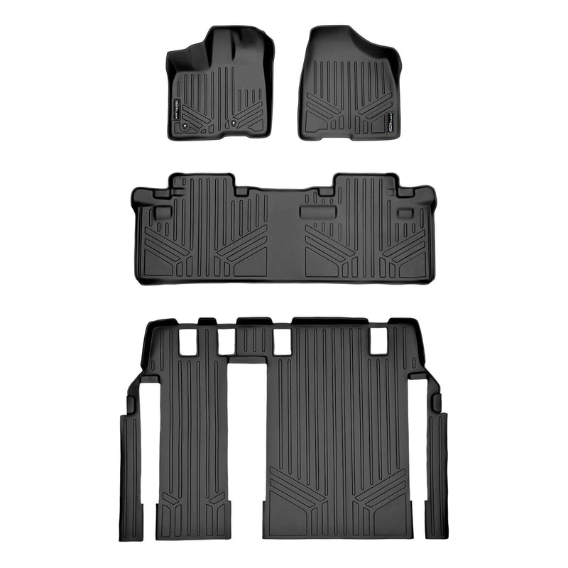 Load image into Gallery viewer, SMARTLINER Custom Fit Floor Liners For 2011-2012 Toyota Sienna (8 Passenger Model)