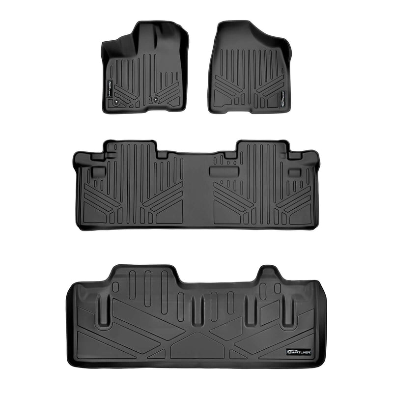 Load image into Gallery viewer, SMARTLINER Custom Fit Floor Liners For 2011-2012 Toyota (Sienna 8 Passenger Model)
