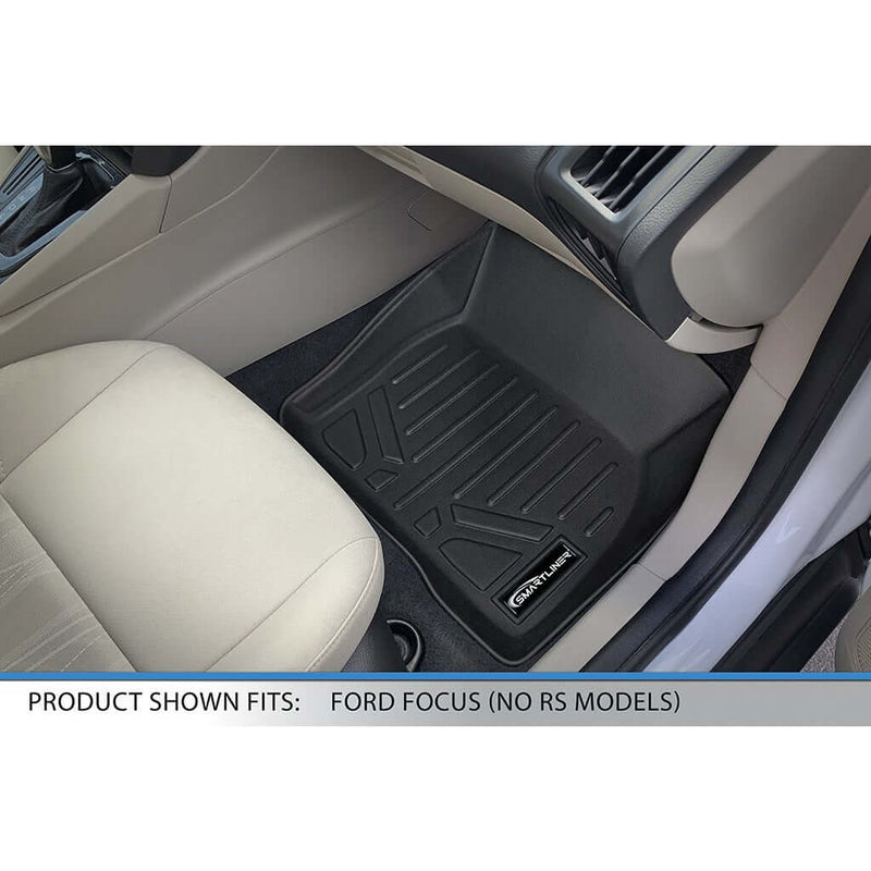Load image into Gallery viewer, SMARTLINER Custom Fit Floor Liners For 2012-2018 Ford Focus Sedan (No SR or Electric Models)