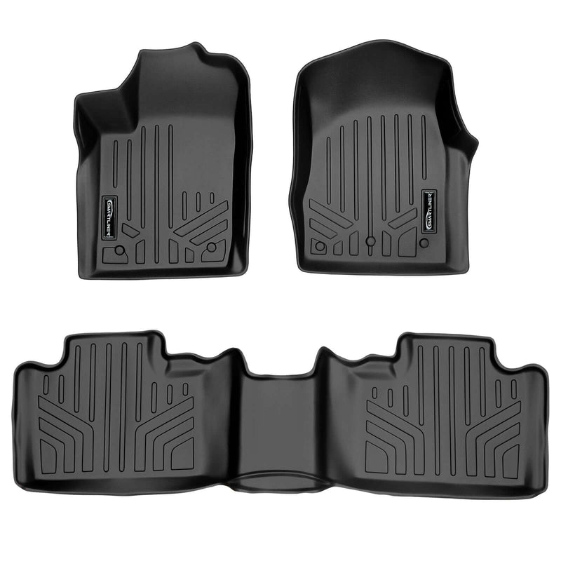 Load image into Gallery viewer, Smart Trim™ Floor Liners For 2013-16 Durango with 1st Row Dual Floor Hooks & 2nd Row Bench Seat