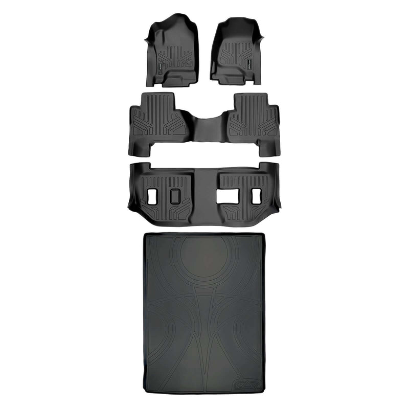 Load image into Gallery viewer, SMARTLINER Floor Liners for 2015-2020 Cadillac Escalade ESV (2nd Row Bench)