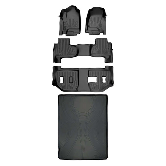 SMARTLINER Custom Fit Floor Liners For 2015-2020 Suburban / Yukon XL (with 2nd Row Bench Seat)