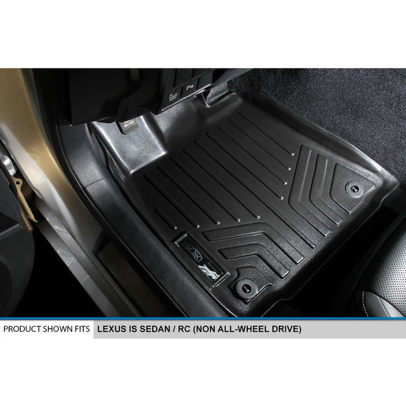 Load image into Gallery viewer, SMARTLINER Custom Fit Floor Liners For 2014-2024 Lexus IS Sedan RWD / 2015-2021 RC (Rear Wheel Drive Only)