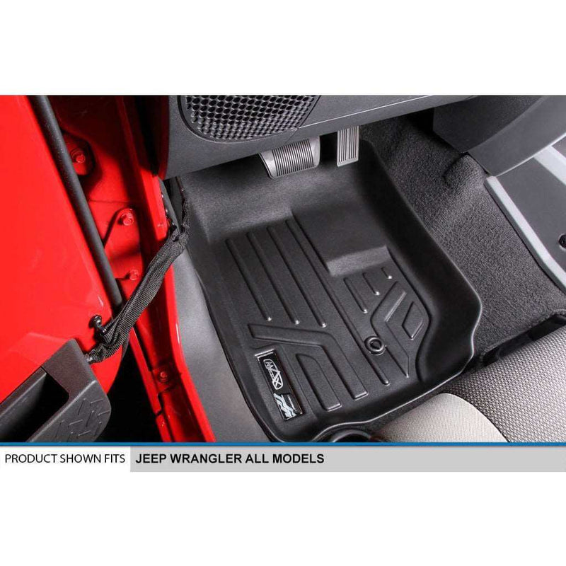 Load image into Gallery viewer, Smart Trim™ Floor Liners For 2007-2010 Jeep Wrangler Unlimited (4-Door)