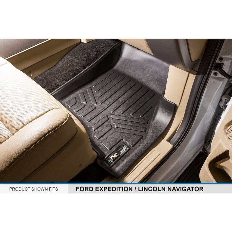 Load image into Gallery viewer, Smart Trim™ Floor Liners For 2011 - 2017 Ford Expedition EL/ Lincoln Navigator (with Console)