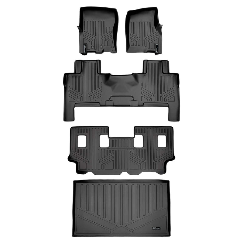 Load image into Gallery viewer, Smart Trim™ Floor Liners For 2011 - 2017 Ford Expedition EL/ Lincoln Navigator (with Console)